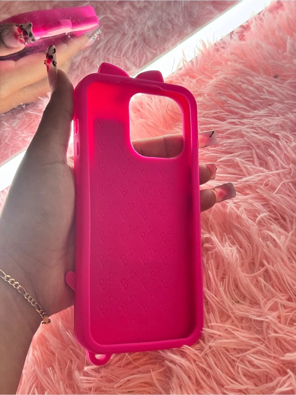 Mattel Barbie Hot Pink Phone Case. 15 pro max